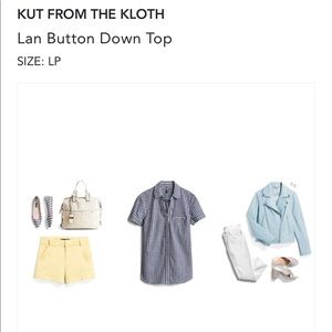 Kut from the Kloth Button Up Top